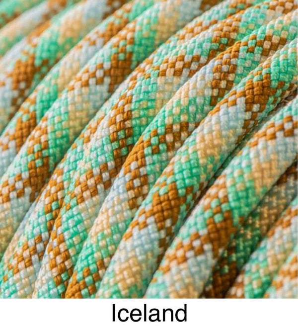 Verstellbare Tau-Leder Hundeleine - Iceland