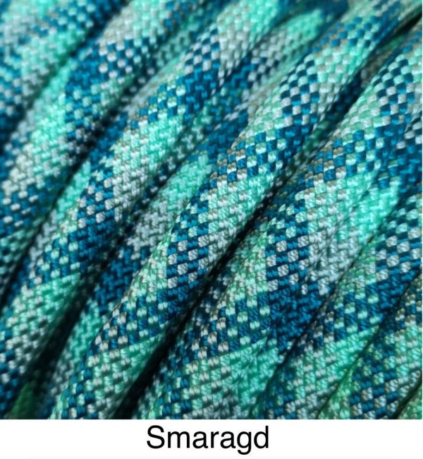 Verstellbare Tau-Leder Hundeleine - Smaragd