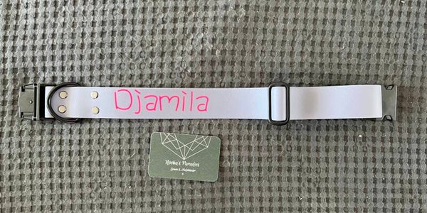 Personalisiertes Biothane Hundehalsband - Verschiedene Farben & Größen
