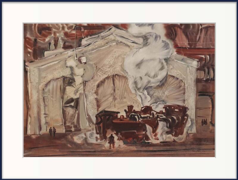 the painting "Depot"