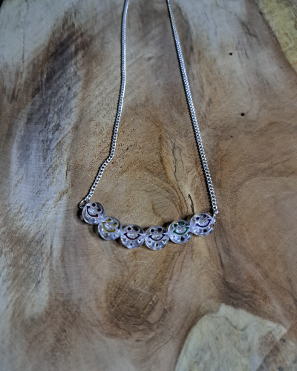 Ketting Transparant Smiley