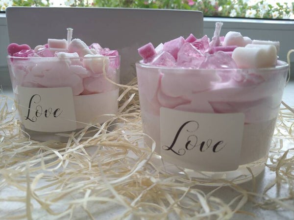 Käsitöö küünal" Love"