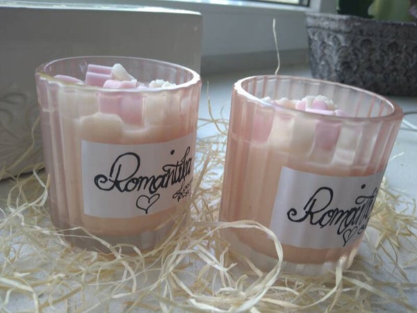 Käsitöö küünal "Romantika"