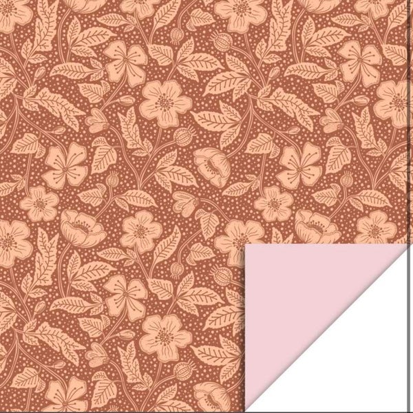 Cadeaupapier rode bloem