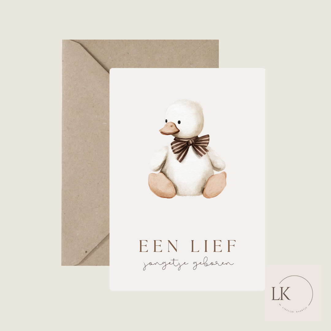 Wenskaart “ een jongen”