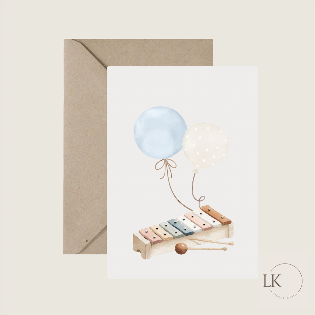 Wenskaart “instrument”