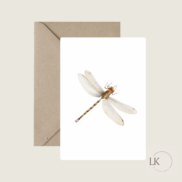 Wenskaart “Libelle”