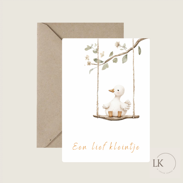 Wenskaart 'een lief kleintje'