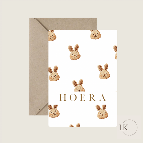 Wenskaart 'berenkoekjes'