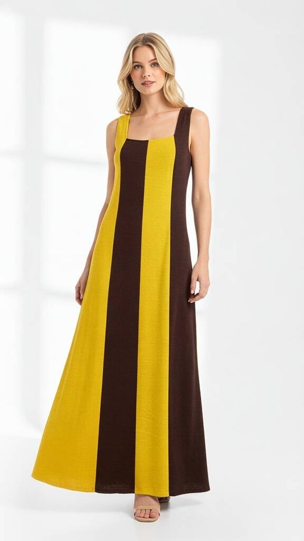 Sunshine Elegance Maxi Dress