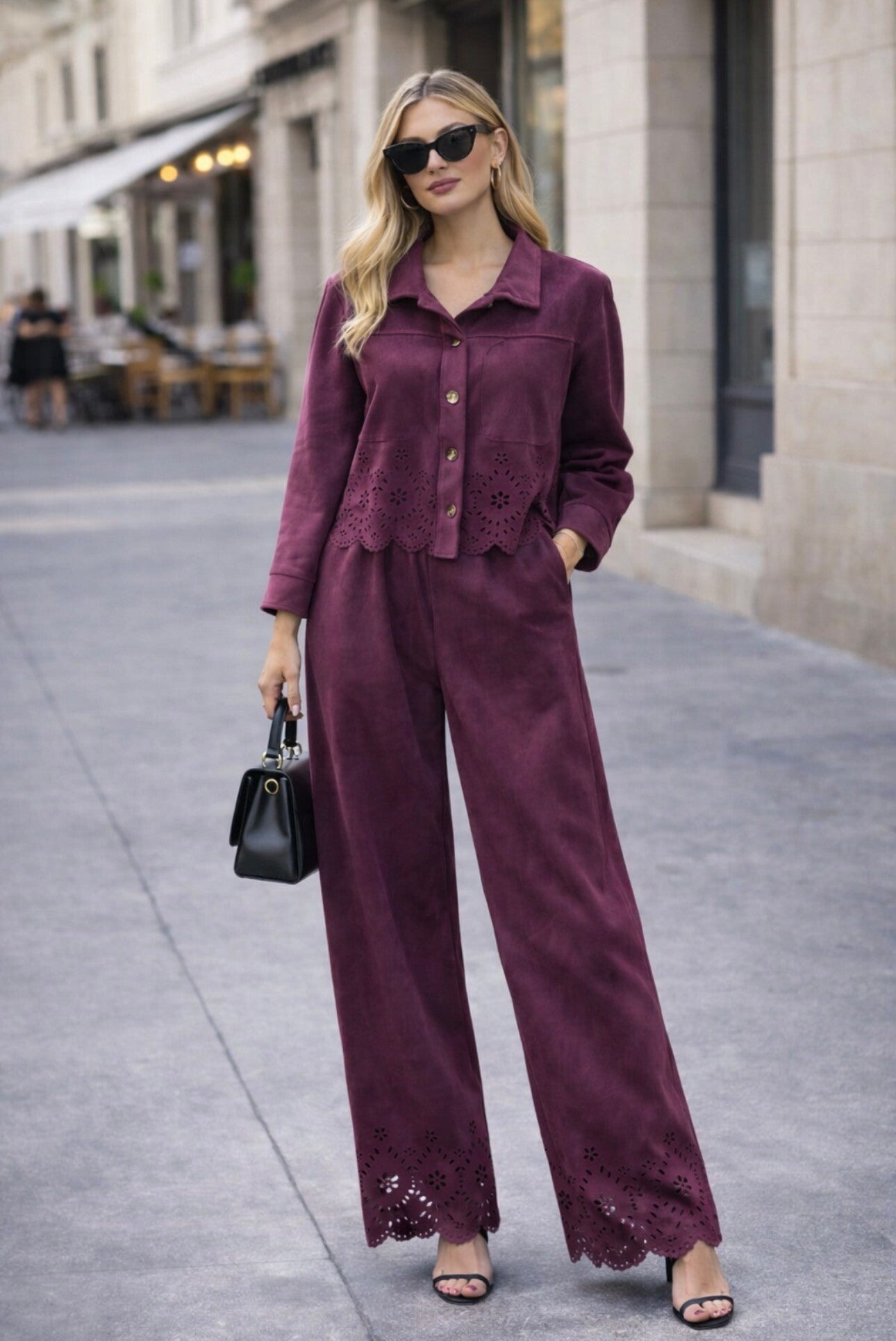 Velvet Chic Two-Piece Set