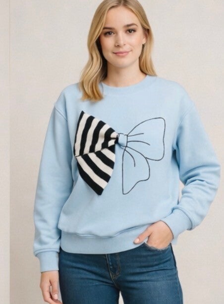 Statement Bow Sweatshirt