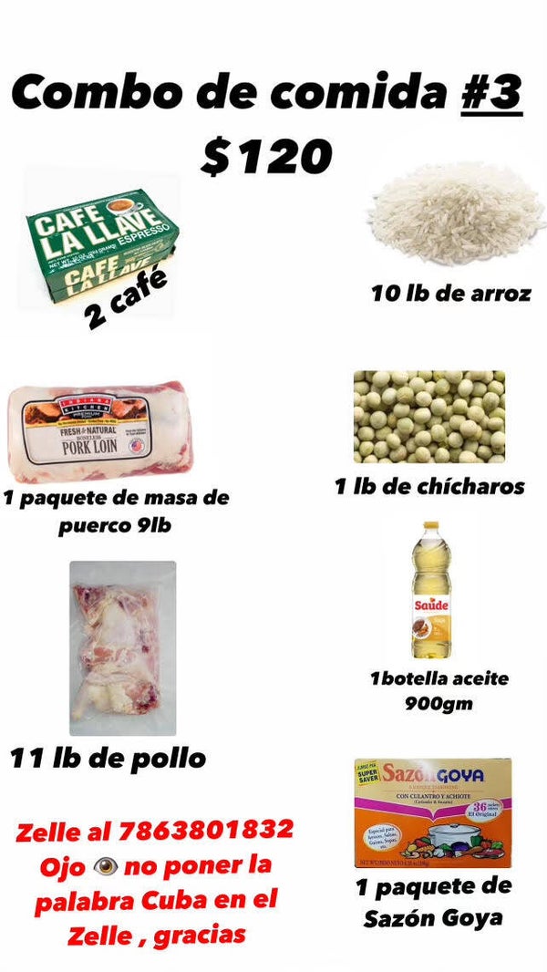 Combo #3 Comida
