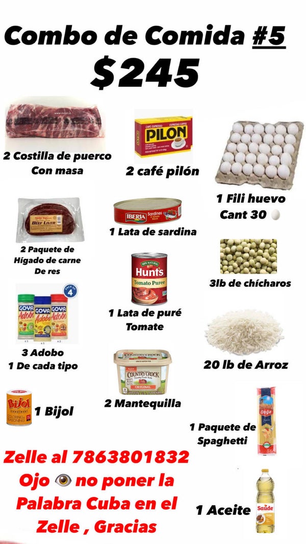 Combo #5 Comida