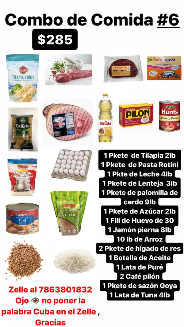 combo #6 Comida