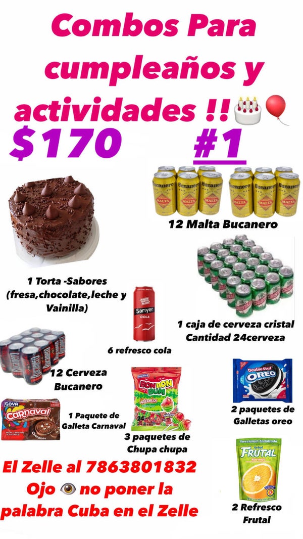 Combo #1 Fiestas