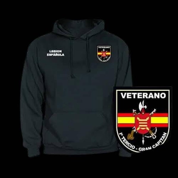 SUDADERAS CACUCHA LEGION ESPAÑOLA REF 369