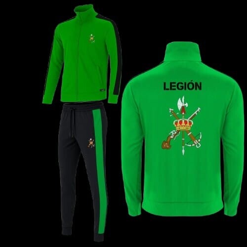CHANDAL LEGION ESPAÑOLA VERDE NEGRO
