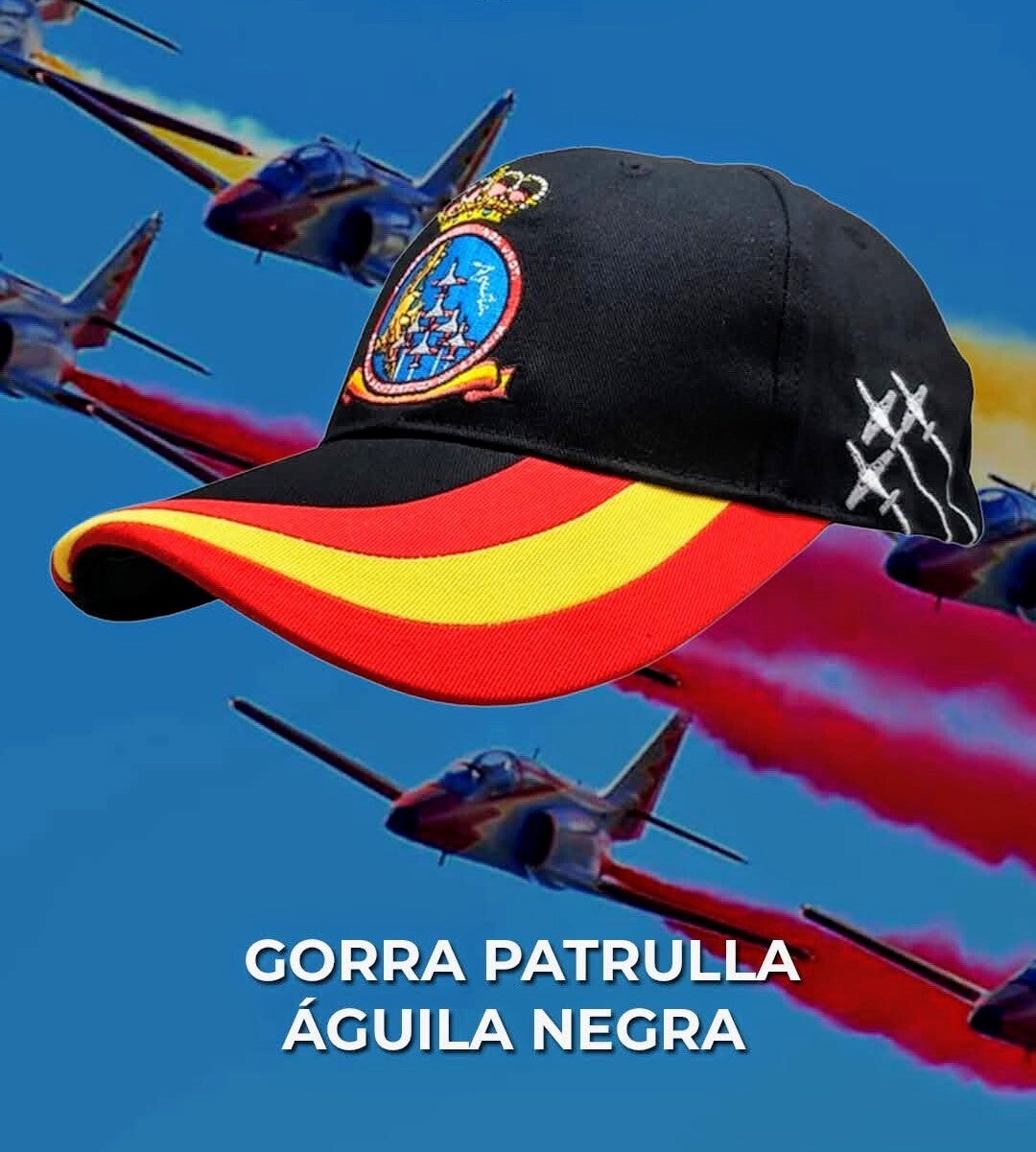 GORRA PATRULLA AGUILA NEGRA