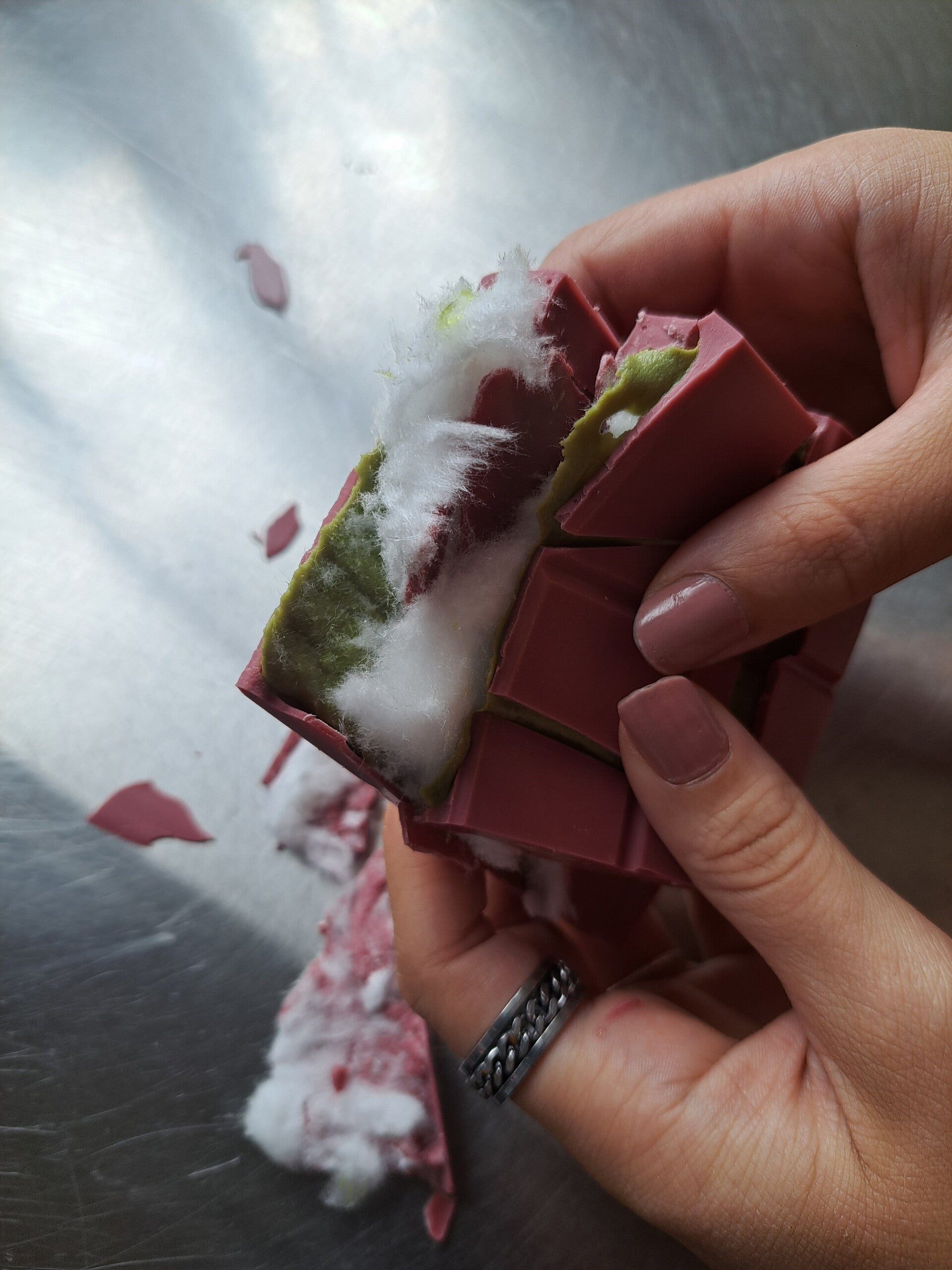 Candy floss pistache