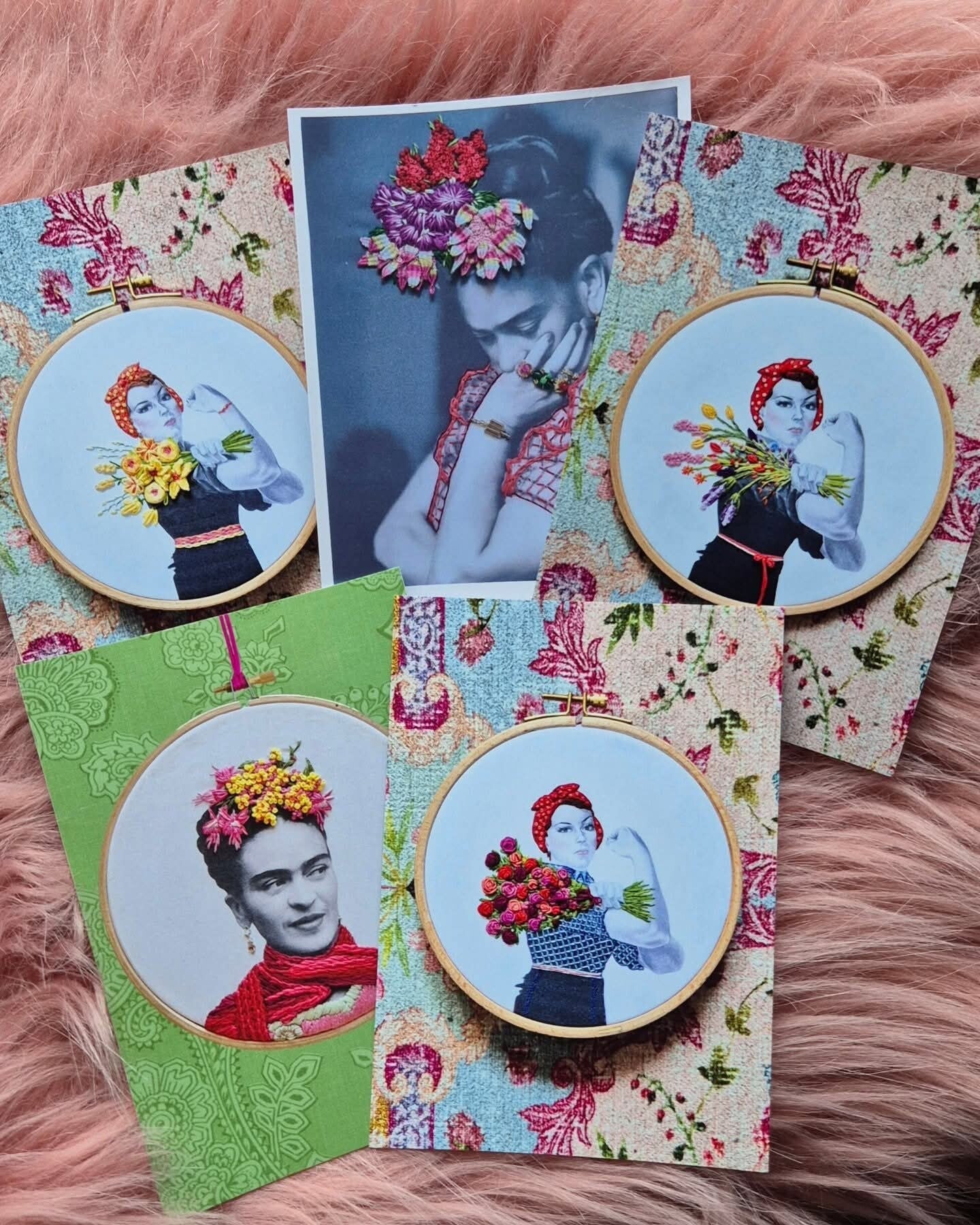 Set van 5 ansichtkaarten