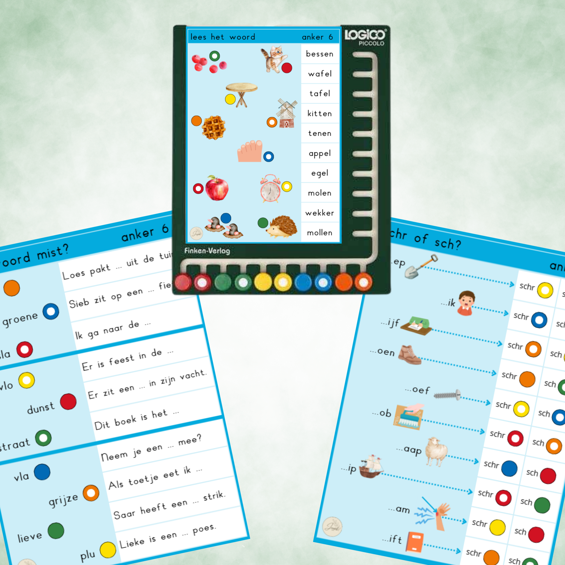 Piccolokaarten anker 6