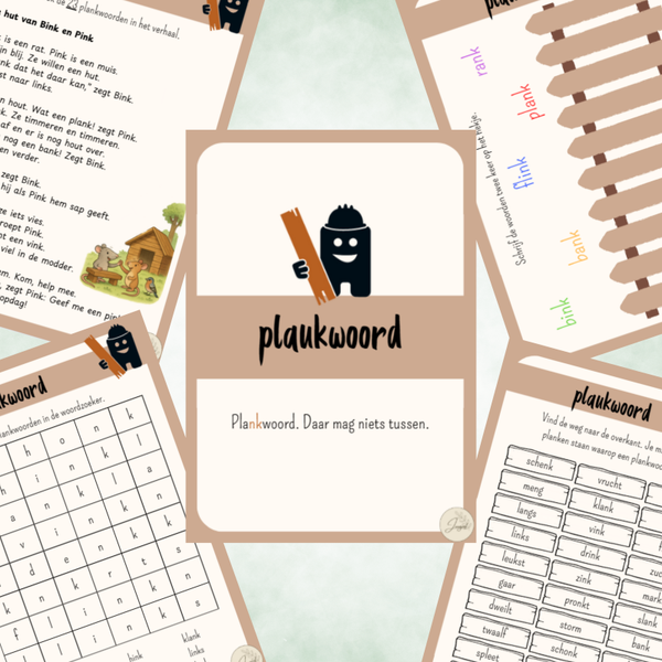 Plankwoorden werkboekje - groep 3