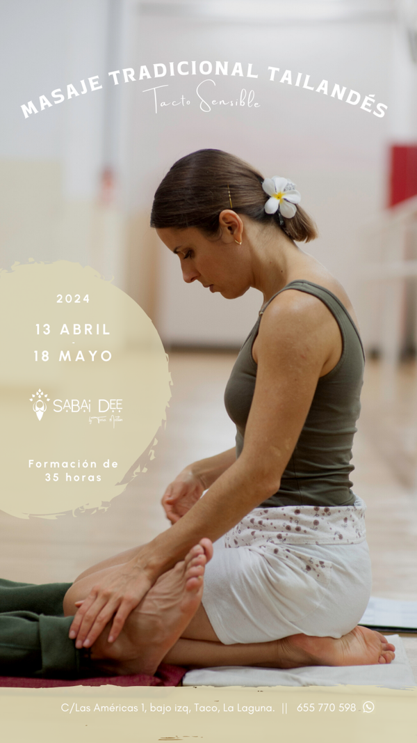 CURSO: Tacto Sensible -  Masaje Tradicional Thai