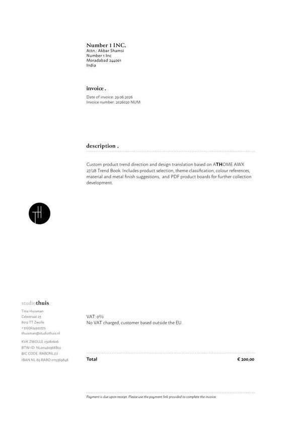 Custom Product Direction | ATHOME AWX 27/28