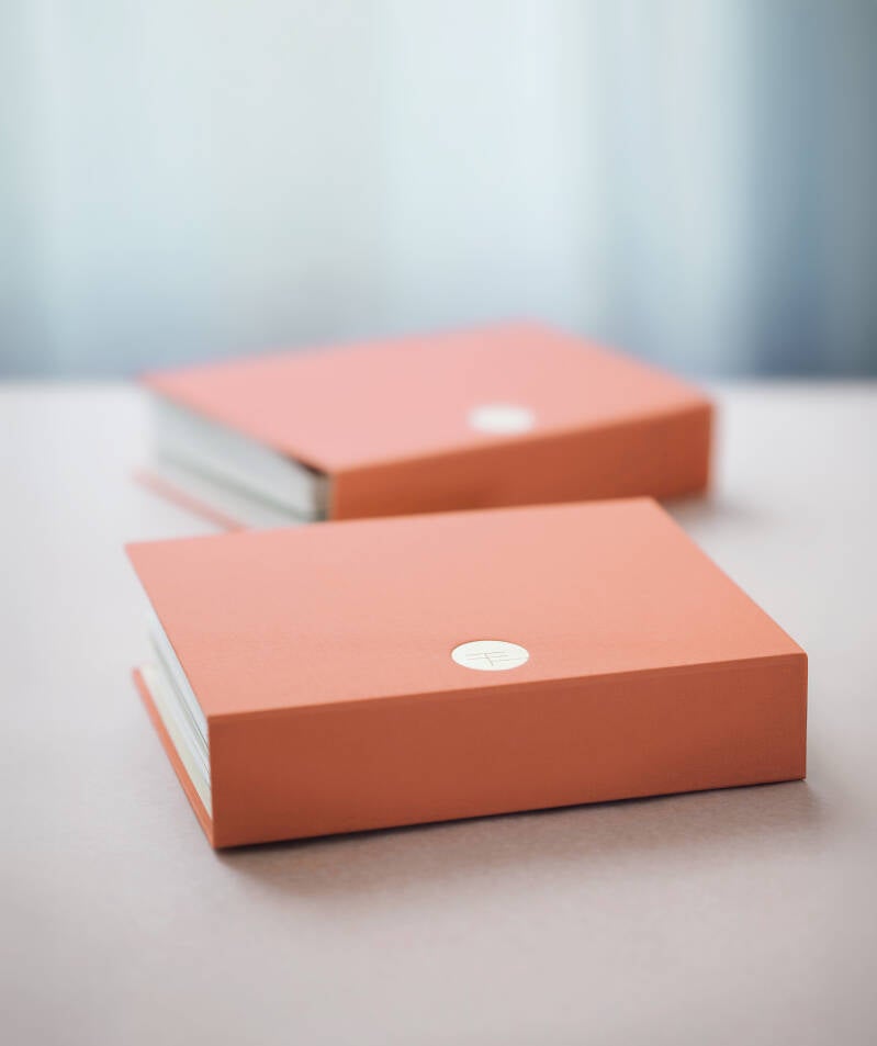 Spring Summer 2028 Trend Book mock-up by Titia Huisman, currently in development with colour, material and design direction for future home and seasonal collections