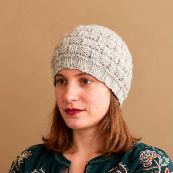Patron bonnet mixte au point de manne