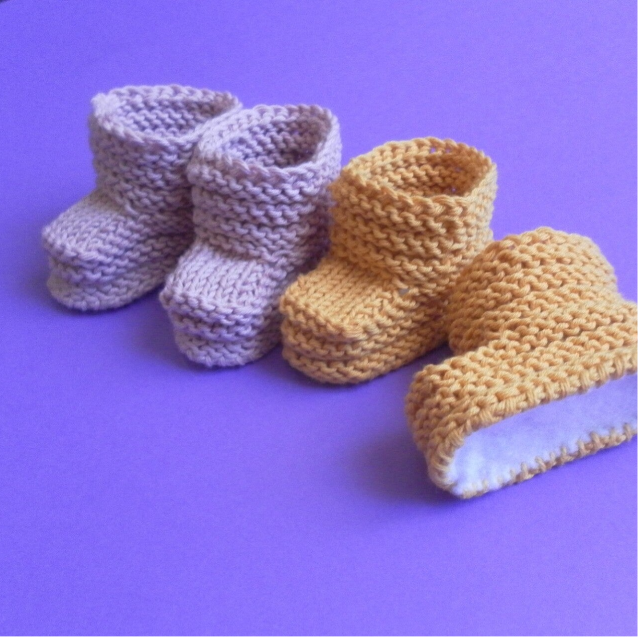 Modèle chaussons bébé Lily-Anne
