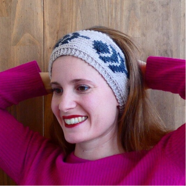 Headband pattern for autumn leaves hair
