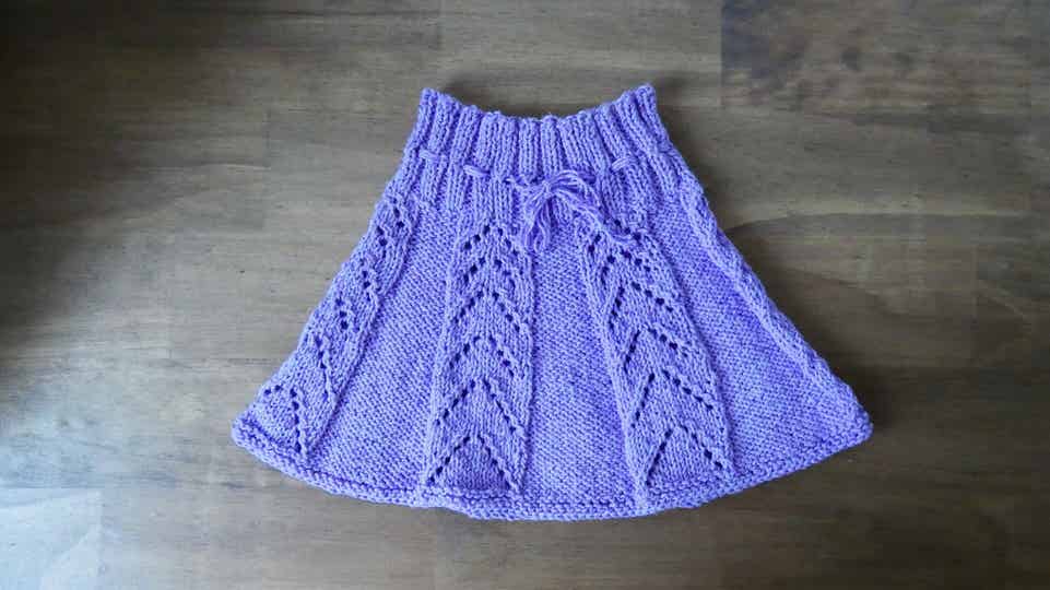 Jupe pour fille en coton et viscose taille 2 ans