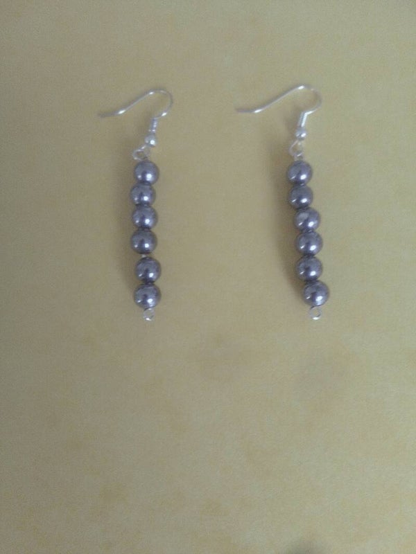 Boucles d' oreilles "pyrite"