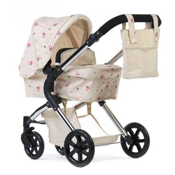 Darcie Single Dolls Pram - Cream