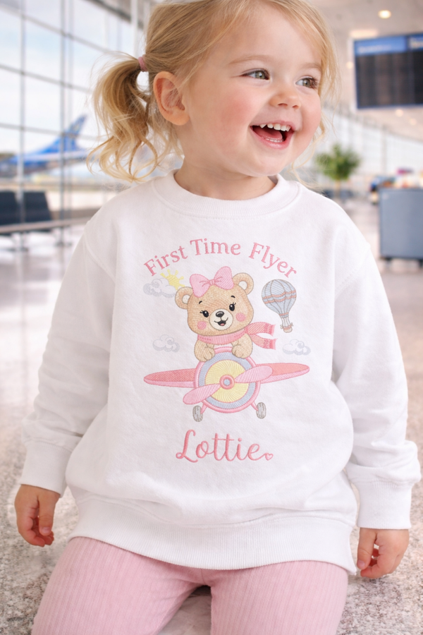 Personalised First Time Flyer Sweatshirt