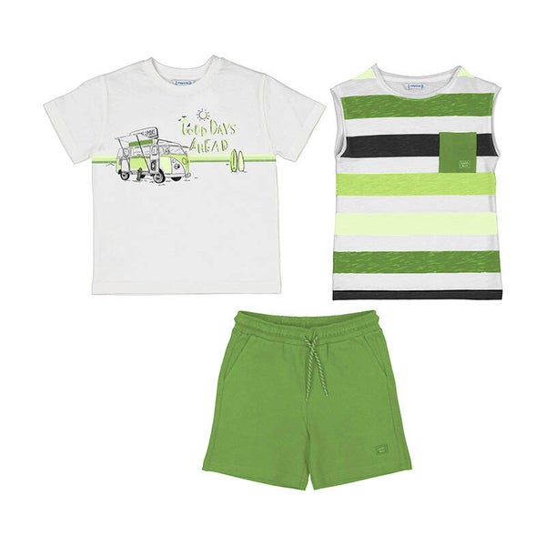 *SALE* Mayoral Boys 3pc Shorts Set