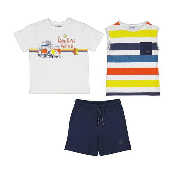 *SALE* Mayoral Boys 3pc Shorts Set