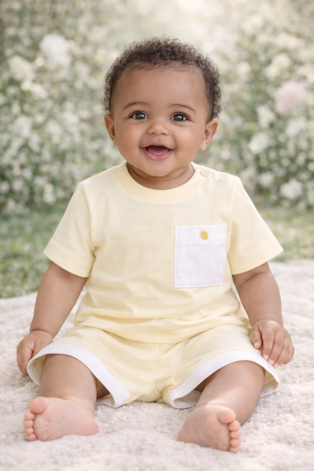 Pocket Shorts And T-shirt Set