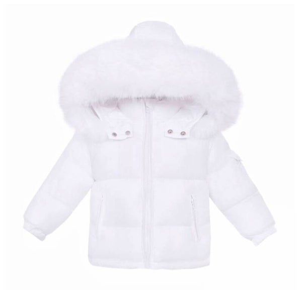 Faux Fur Hooded Coat