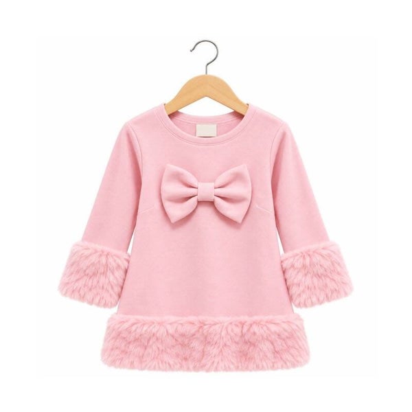 Bella Faux Fur Dress