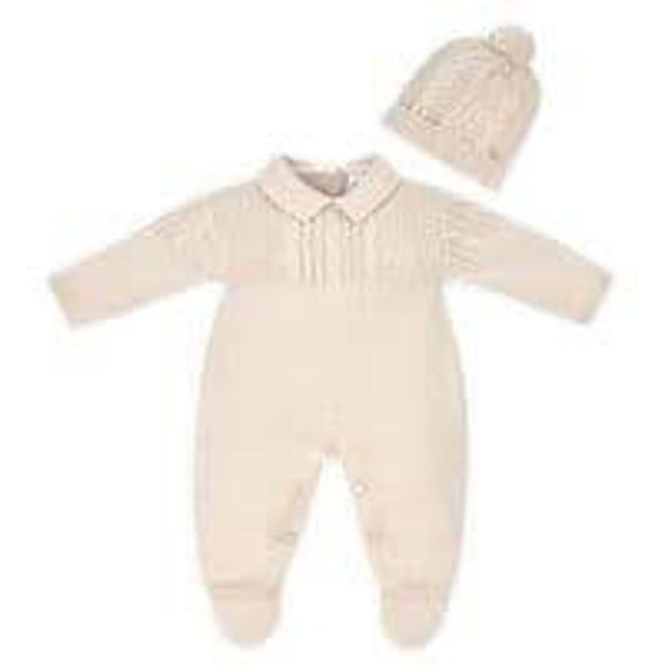 Knitted Onsie And Bobble Hat