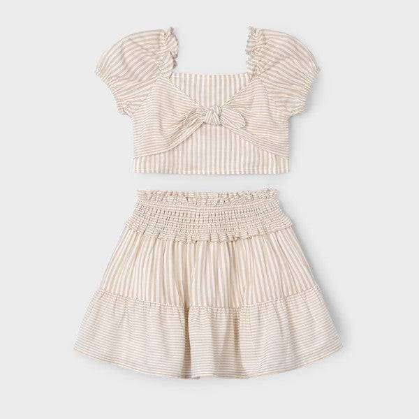 Mayoral Striped Bow 2pc