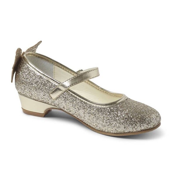 Anna Gold Glitter Butterfly Shoes