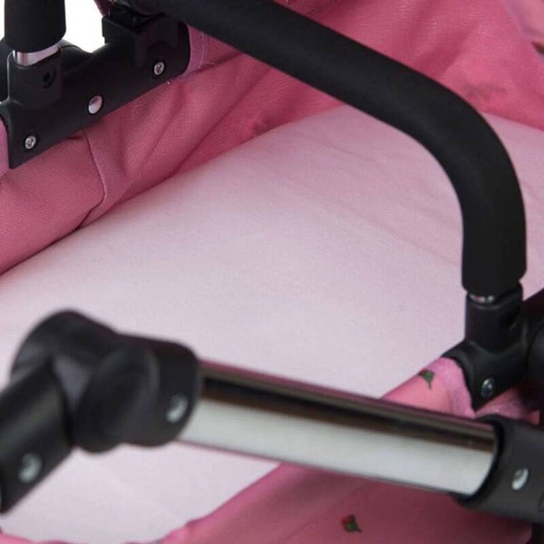 Dolls Pram Fitted Sheet - White