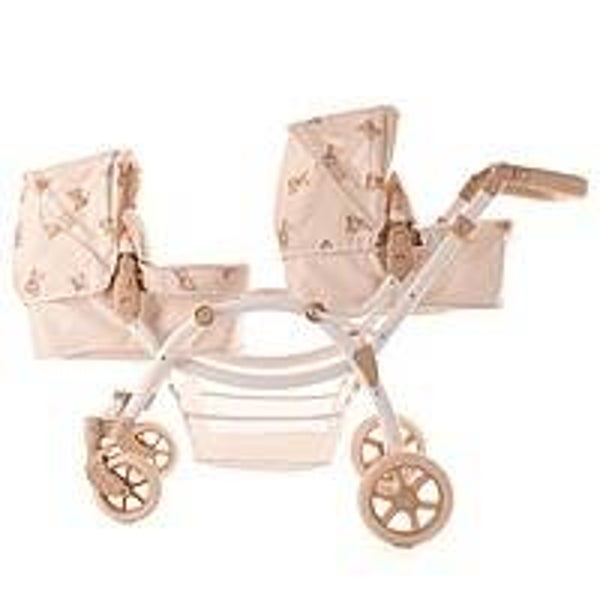 **PREORDER** Teddy Twin Dolls Pram