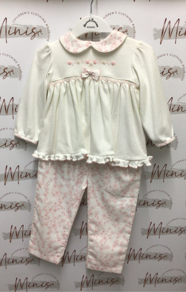 Sarah Louise Top And Trousers Set