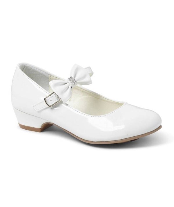 Danielle White Bow Shoes