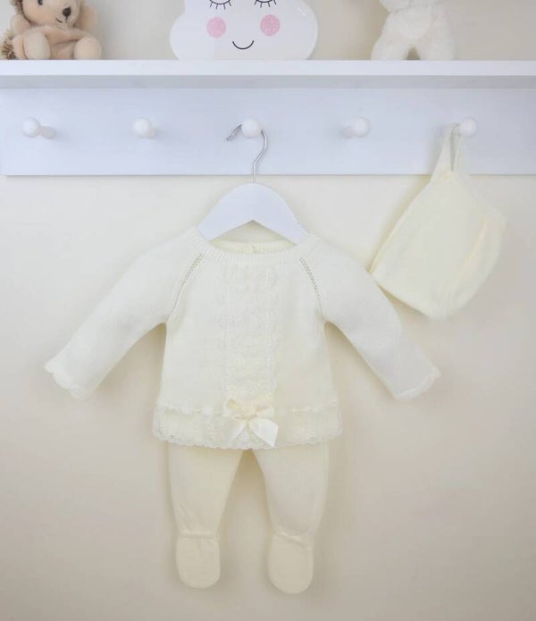 Florence Knitted 3pc - Ivory